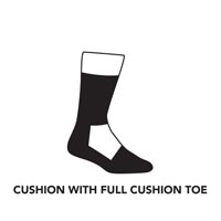 Boot Sock Cushion Full Toe