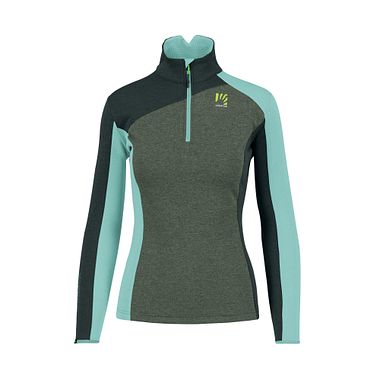 Federa Half-Zip W Fleece ThymeAquaSkiBlaSa