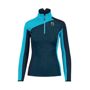 Federa Half-Zip W Fleece MidniBlAtollVulca