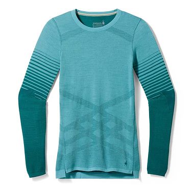 Ws Intraknit Thermal Crew Cascade/Emerald