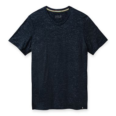 Ms Short Sleeve V-Neck Tee DeepNavyHeather