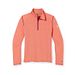 Kids Merino 250 Zip T Sunset Coral Hth